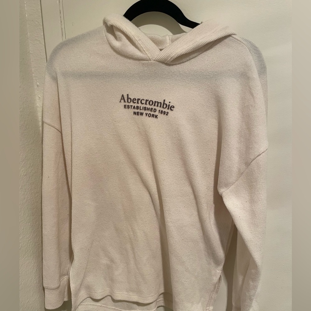Abercrombie and fitch velvet hooded sweater.